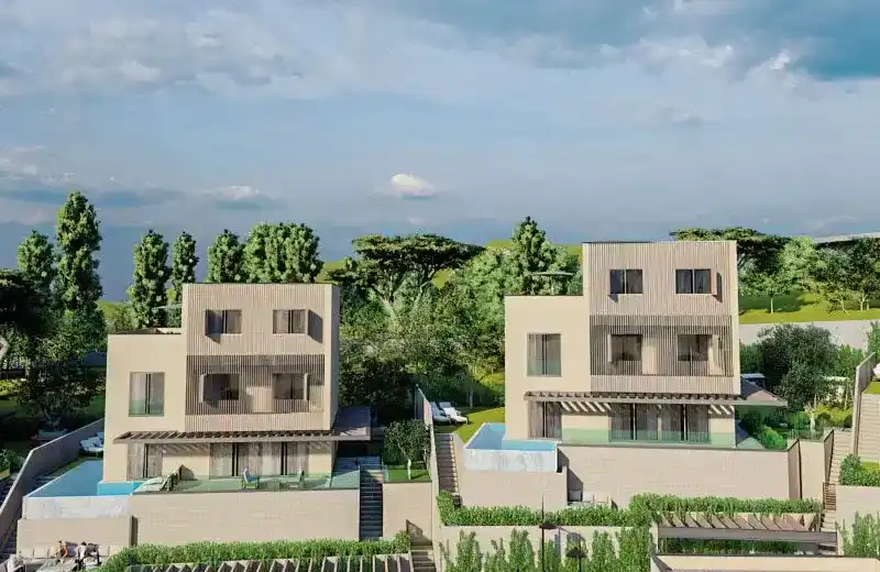 Swan Lake Residence · Vizualizim ilustrues 3D