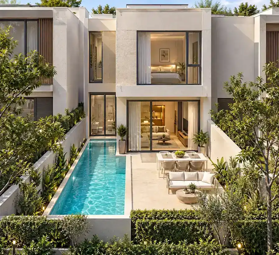Flowers Hill Residence · A4/2 · Vizualizim ilustrues 3D